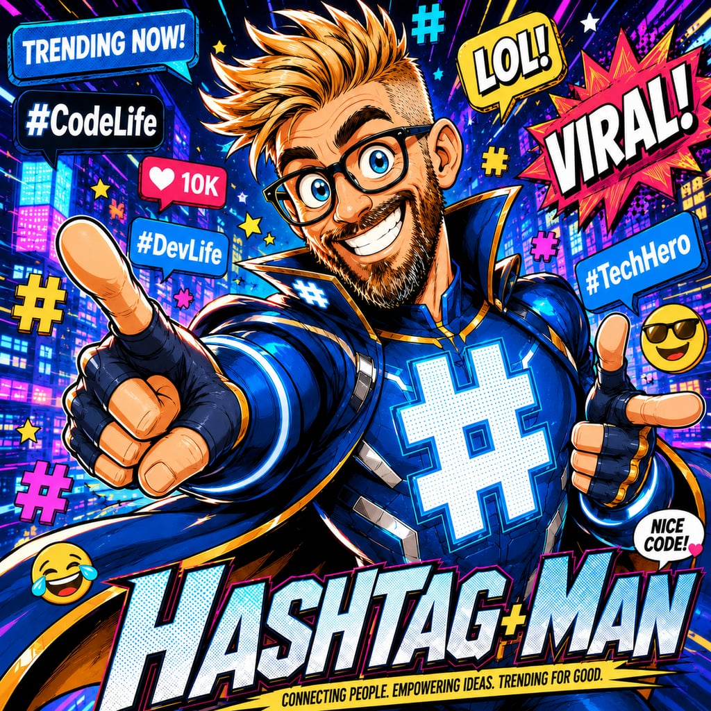Hashtag-Man